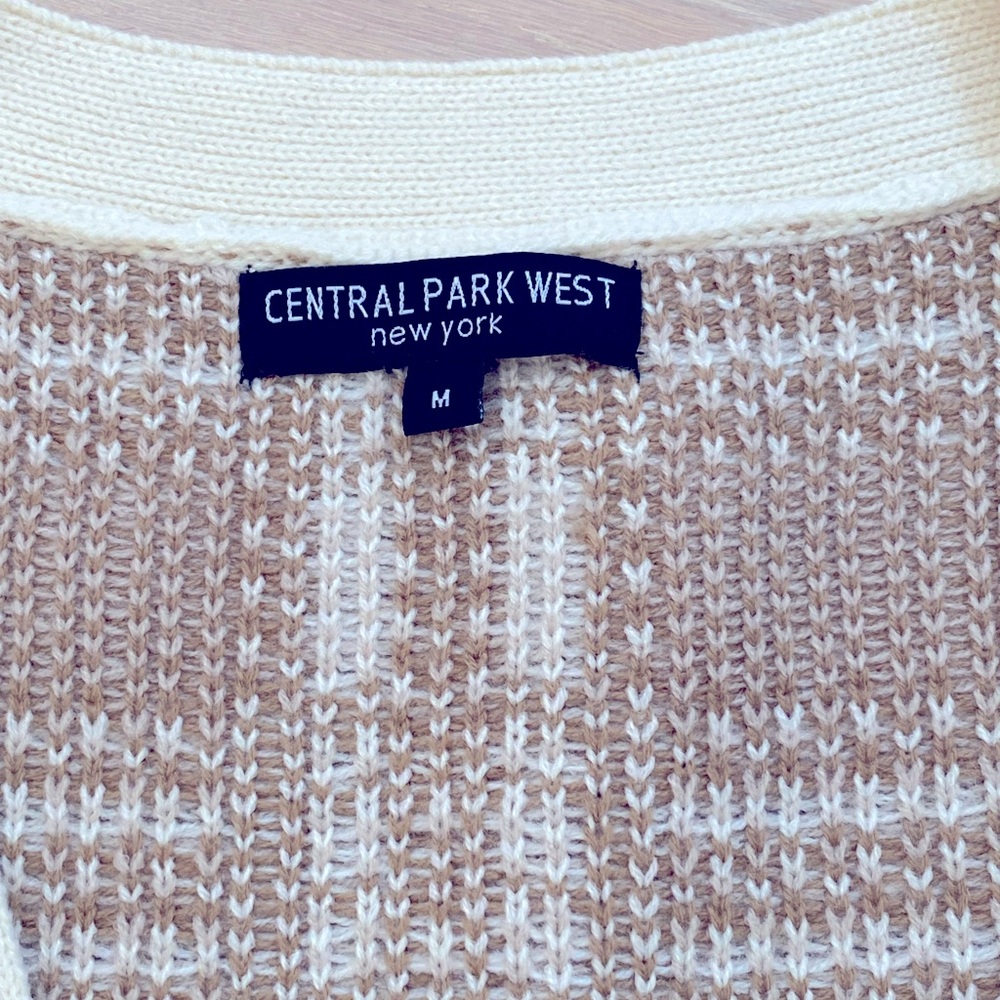 Central Park West Poppy Cropped Preppy Cardigan - Picture 6 of 7